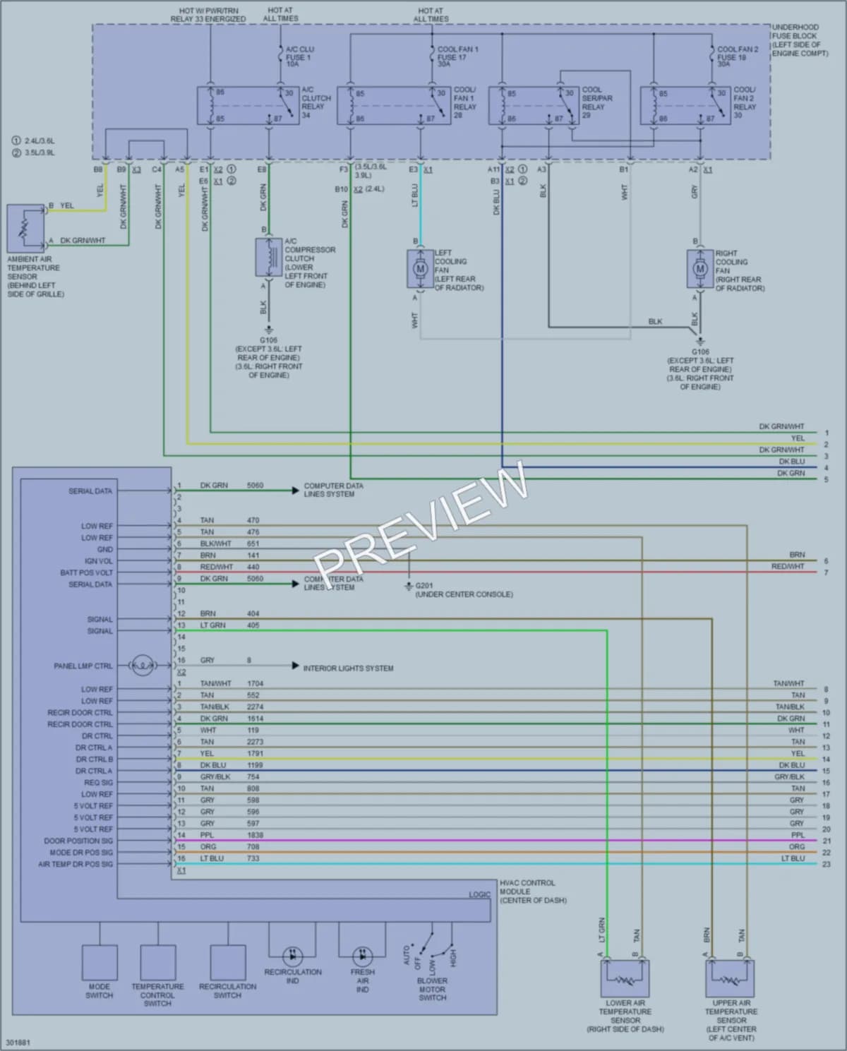 2010 Pontiac G6 Air Conditioning Wiring Diagrams protected preview