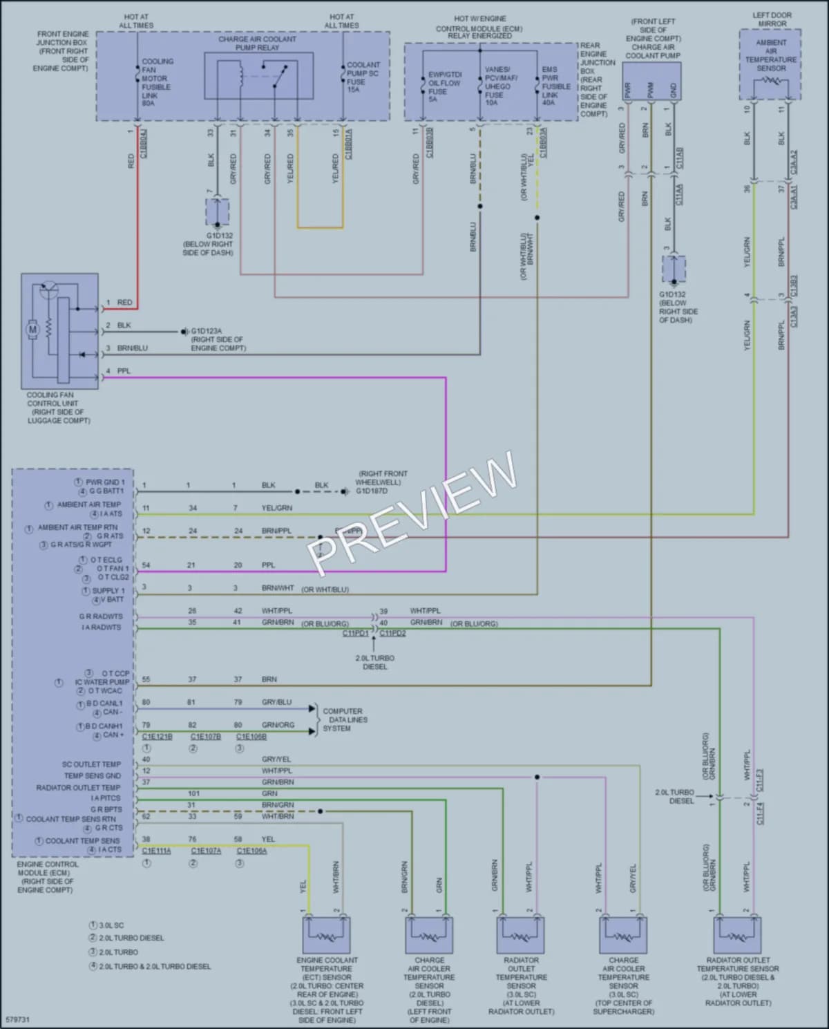 2018 Jaguar XE Cooling Fan Wiring Diagrams protected preview