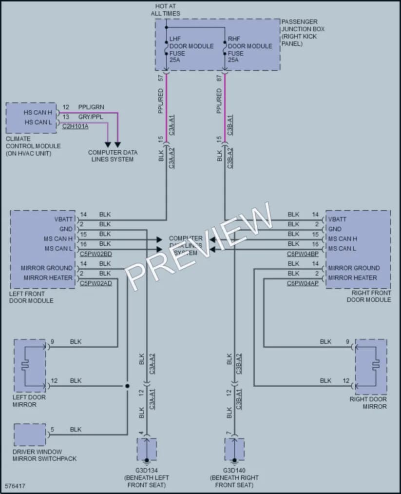 2018 Jaguar XE Defoggers Wiring Diagrams protected preview