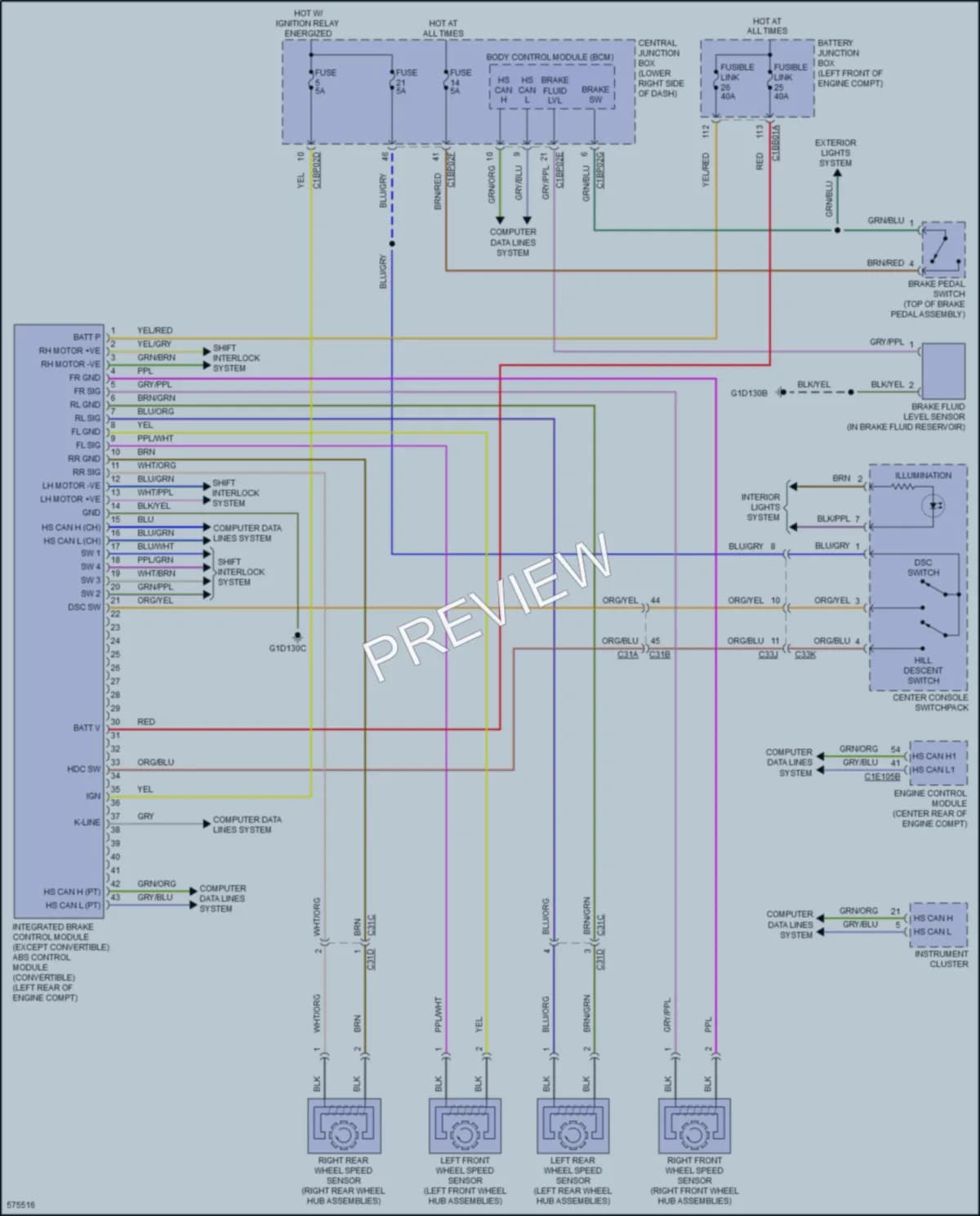 2019 LandRover RangeRoverEvoque Anti Lock Brakes Wiring Diagrams protected preview