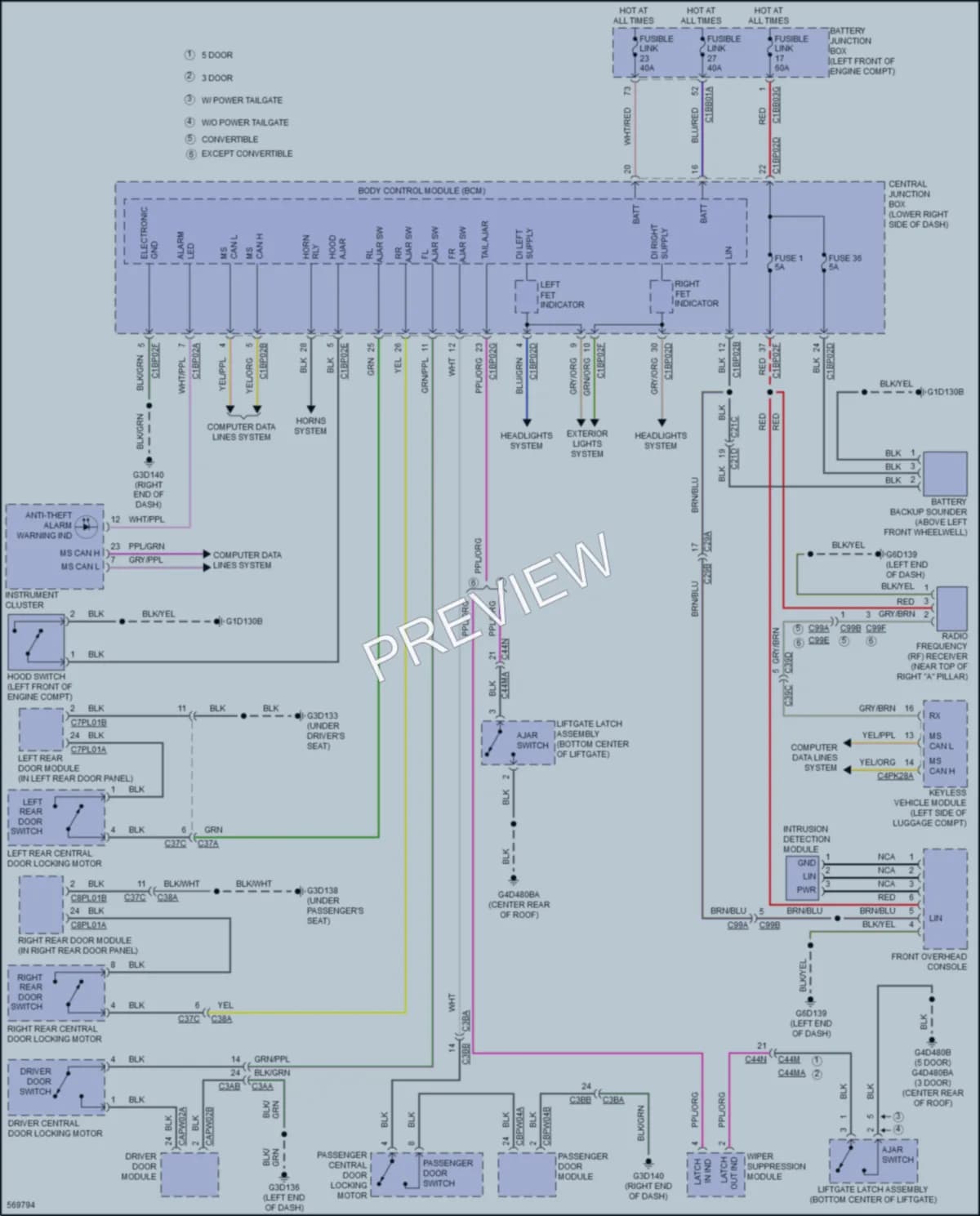 2019 LandRover RangeRoverEvoque Anti Theft Wiring Diagrams protected preview