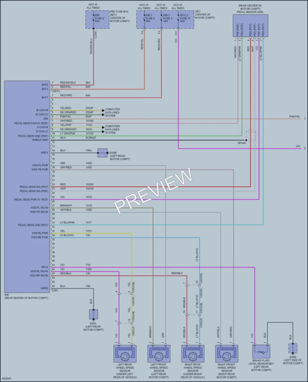 2023 VinFast VF8 Anti Lock Brakes Wiring Diagrams protected preview