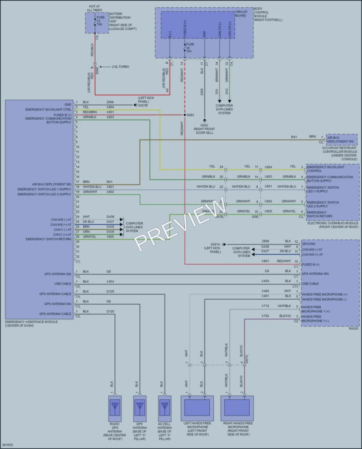 2024 AlfaRomeo Giulia Cellular Phones Wiring Diagrams protected preview