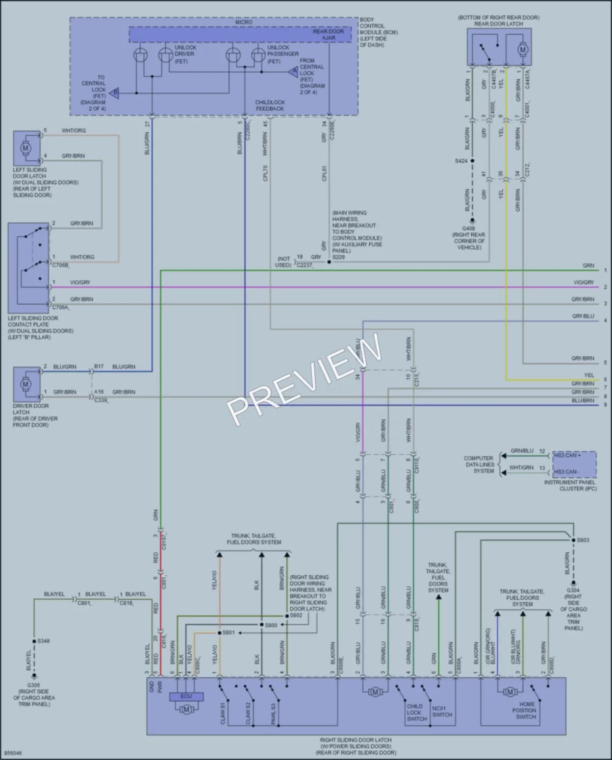 2024 Ford 150Transit Anti Theft Wiring Diagrams protected preview