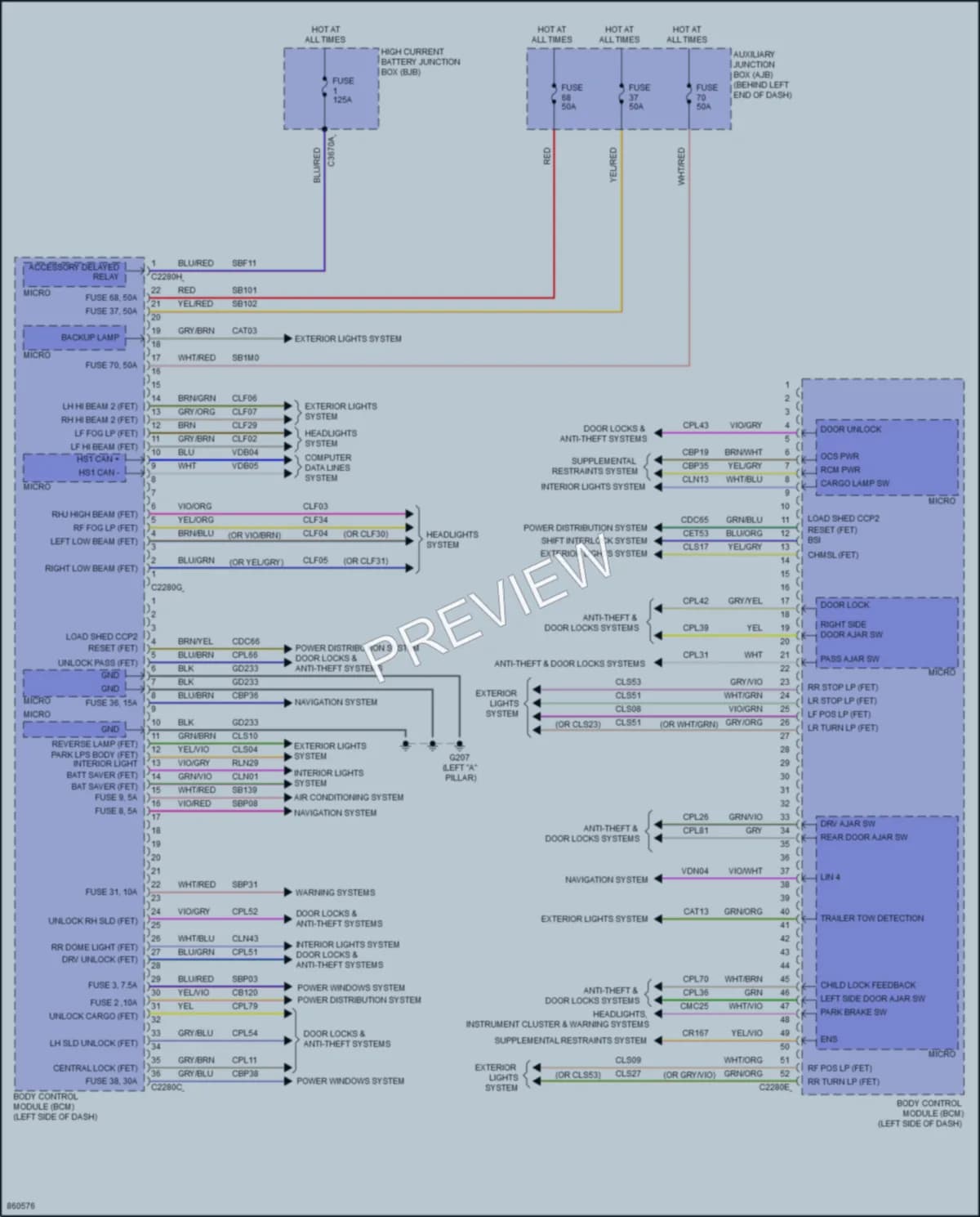 2024 Ford 150Transit Body Control Modules Wiring Diagrams protected preview