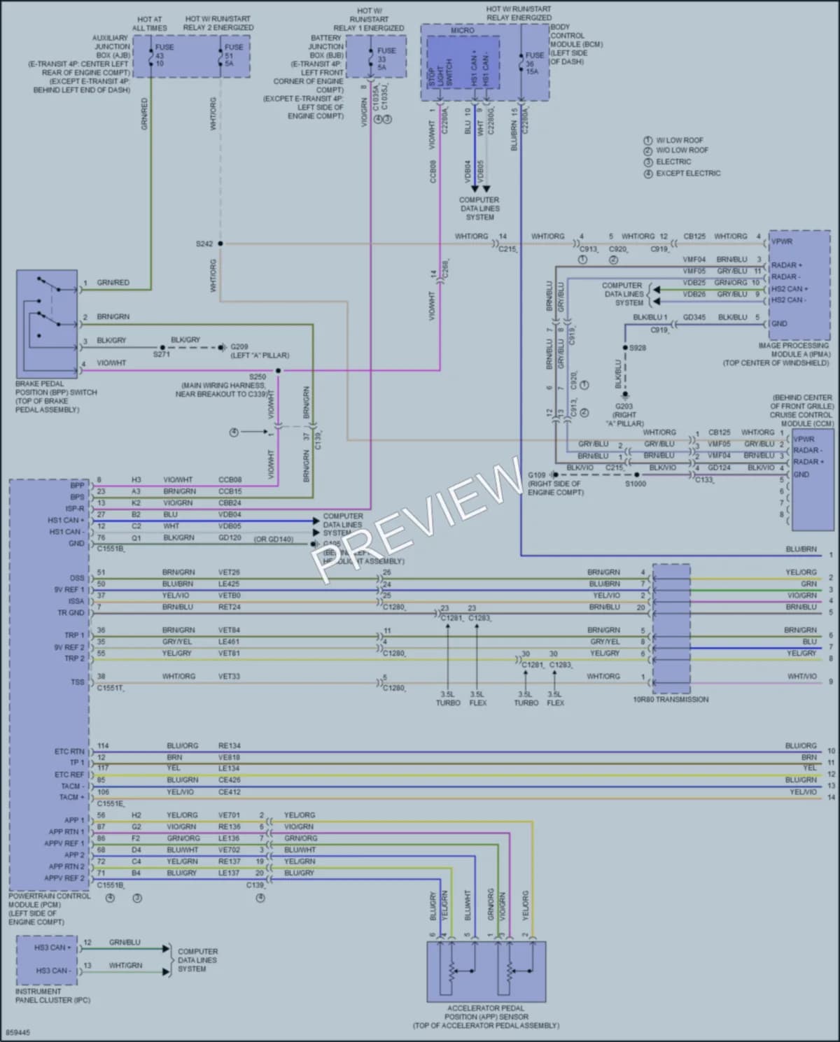 2024 Ford 150Transit Cruise Control Wiring Diagrams protected preview