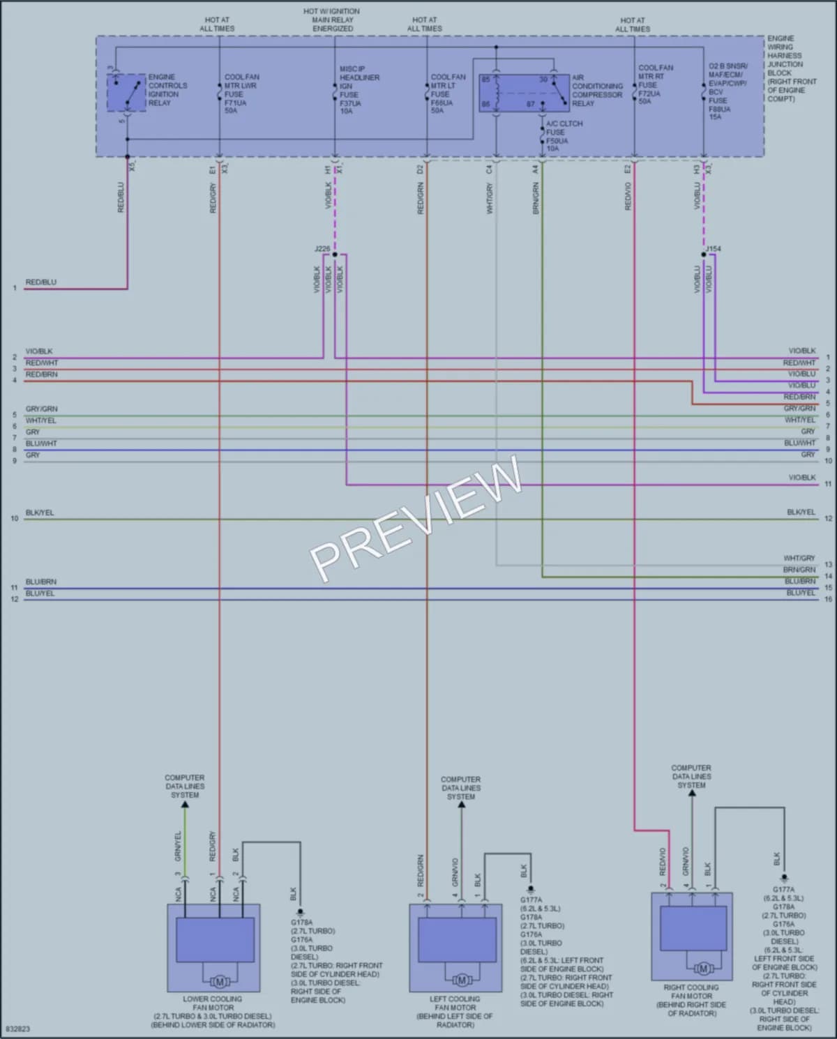 2024 GMC 1500Sierra Air Conditioning Wiring Diagrams protected preview