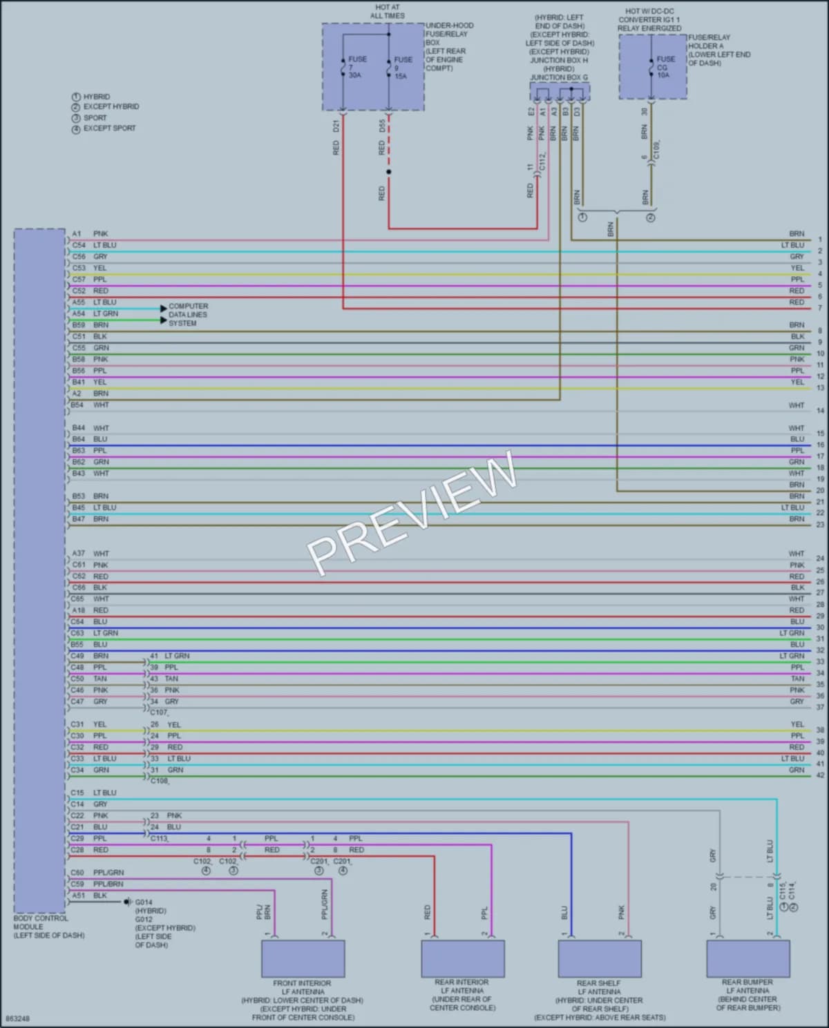 2024 Honda Accord Anti Theft Wiring Diagrams protected preview