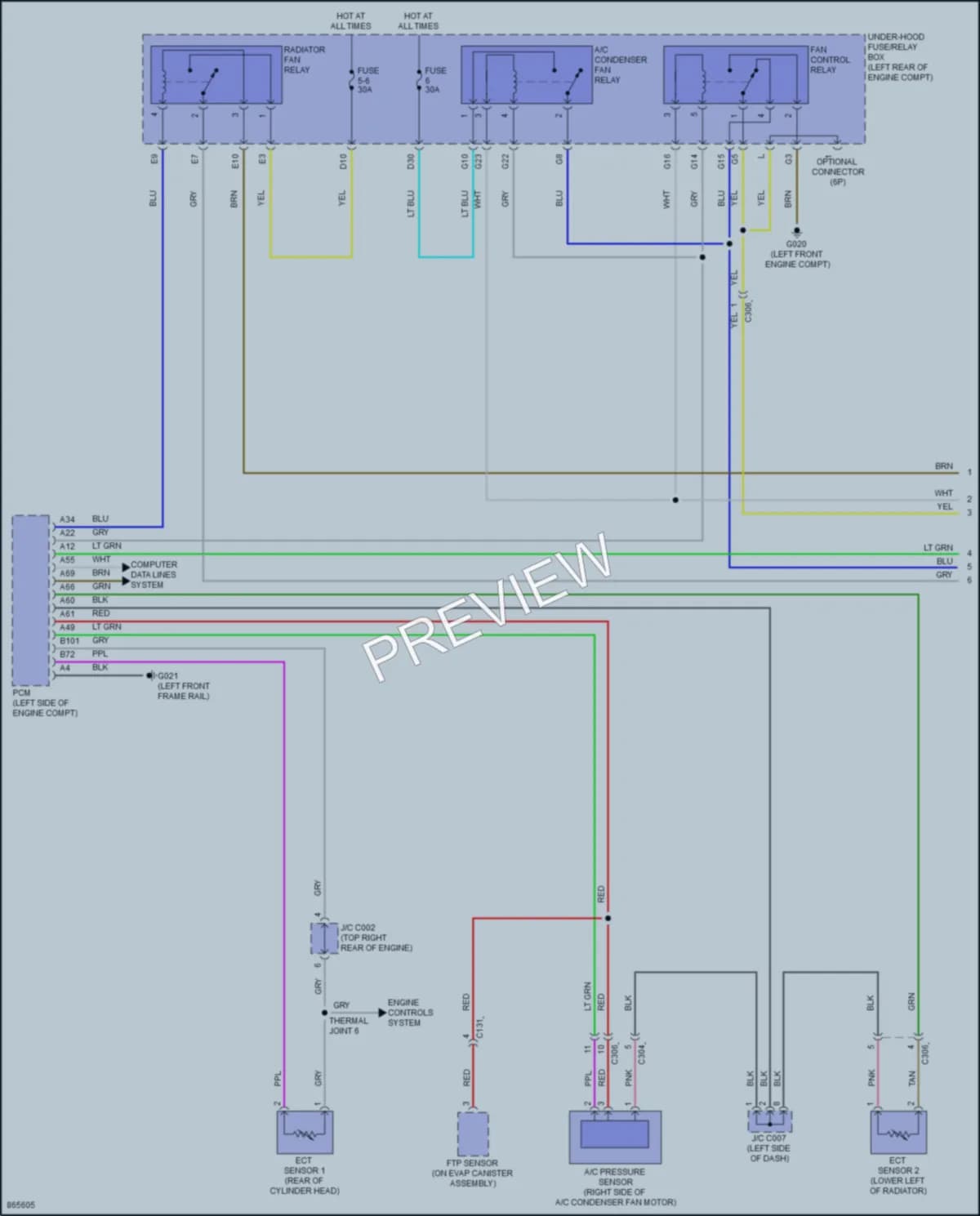 2024 Honda Accord Cooling Fan Wiring Diagrams protected preview
