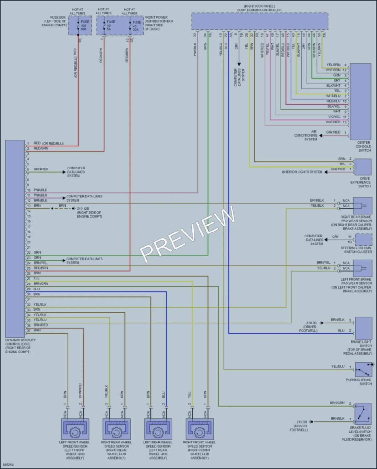 2024 MINI Cooper Anti Lock Brakes Wiring Diagrams protected preview