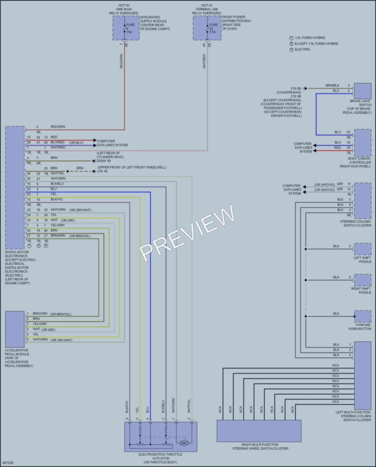 2024 MINI Cooper Cruise Control Wiring Diagrams protected preview