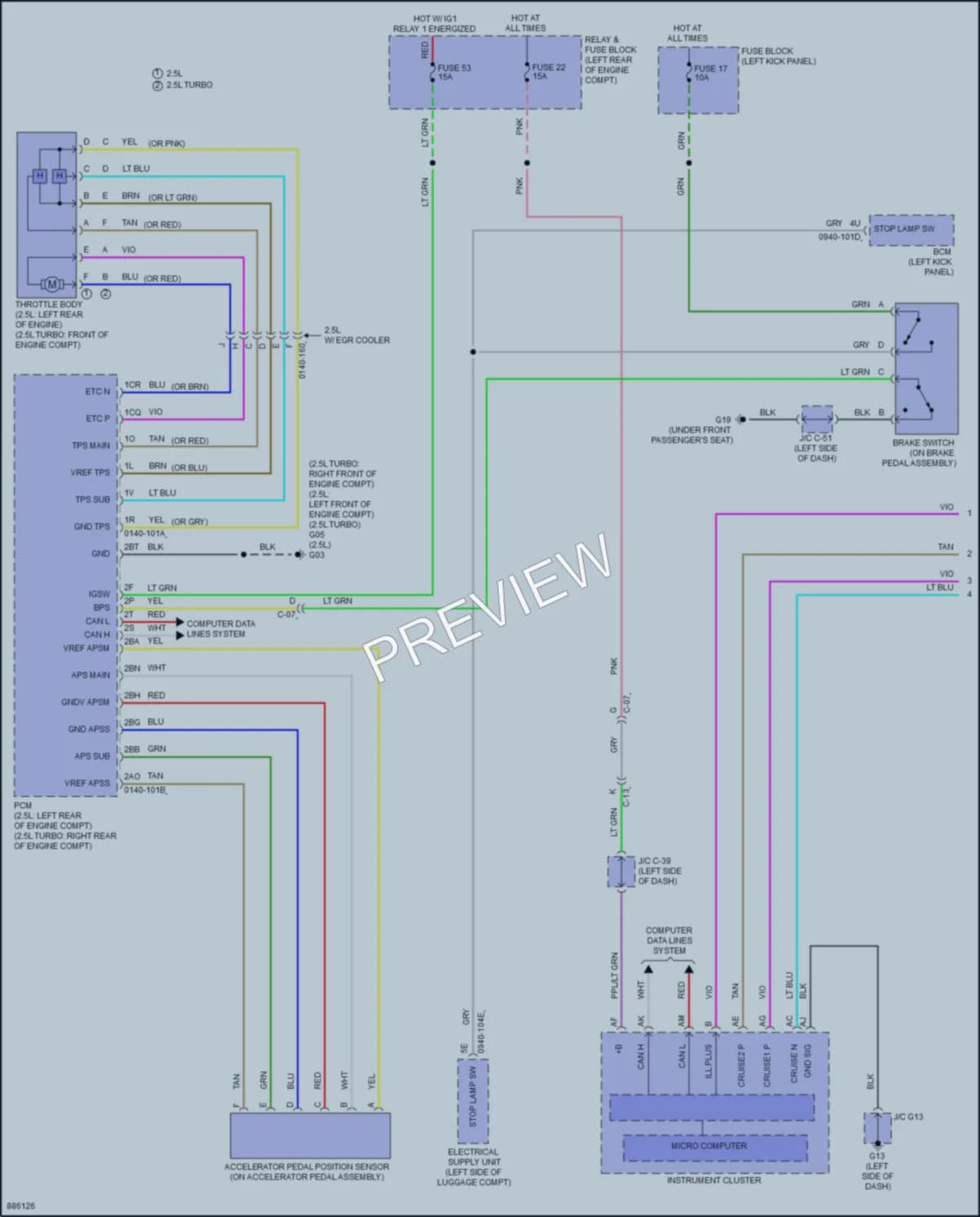 2024 Mazda 3 Cruise Control Wiring Diagrams protected preview