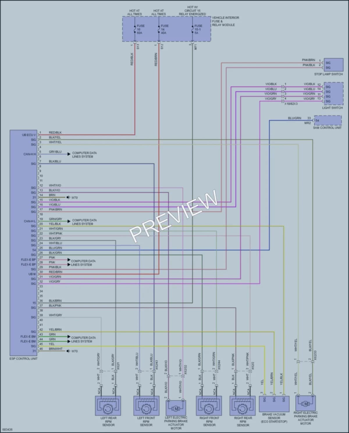 2024 MercedesBenz 2500Sprinter Anti Lock Brakes Wiring Diagrams protected preview