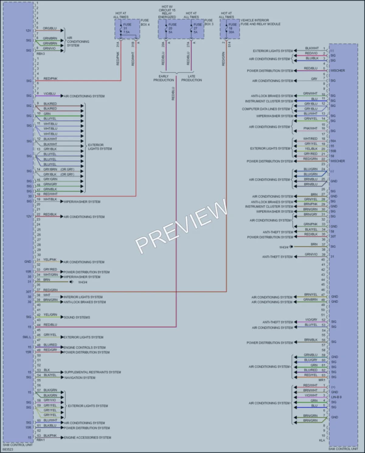 2024 MercedesBenz 2500Sprinter Body Control Modules Wiring Diagrams protected preview