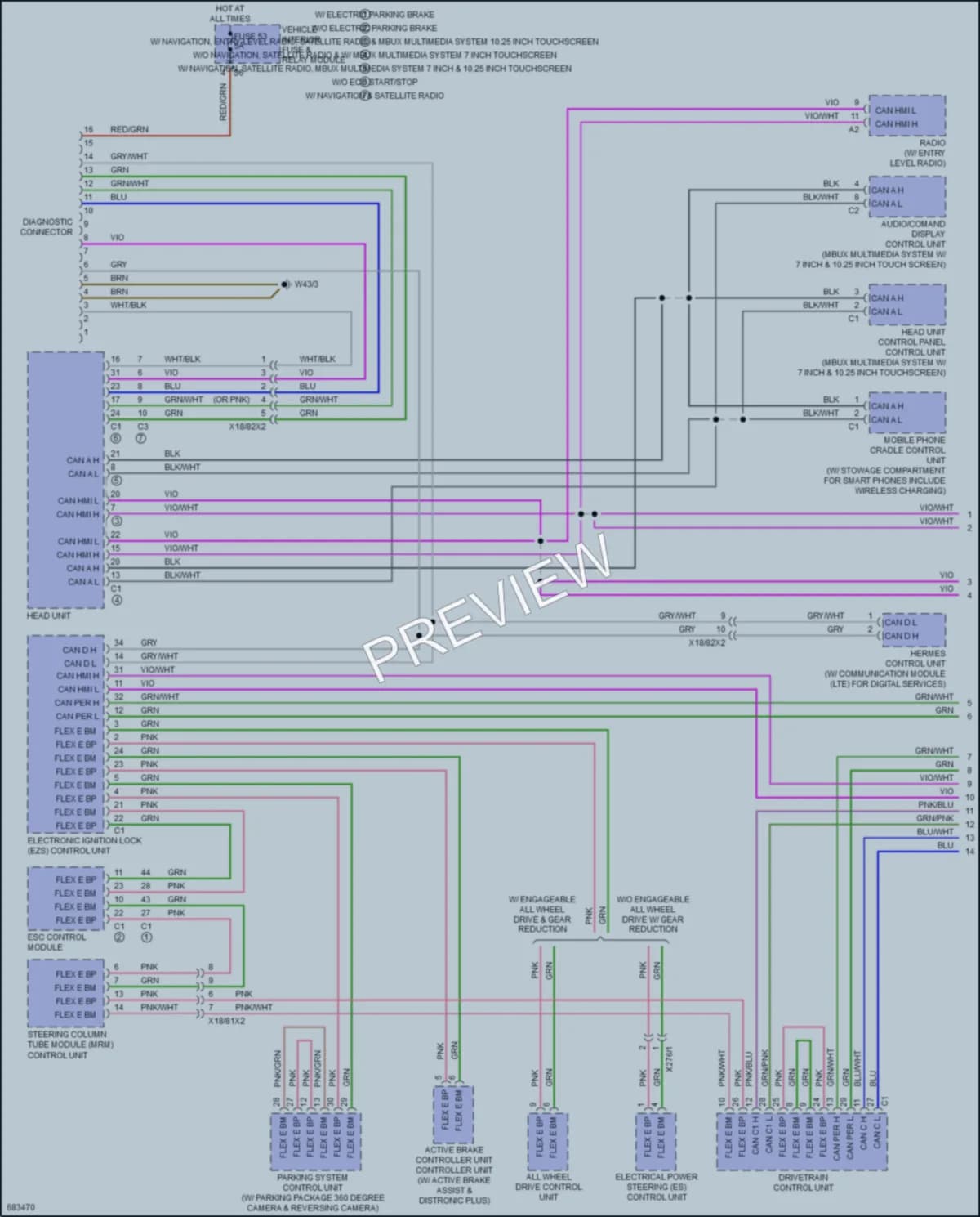 2024 MercedesBenz 2500Sprinter Computer Data Lines Wiring Diagrams protected preview