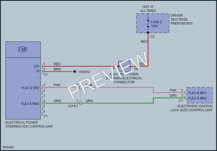 2024 MercedesBenz 2500Sprinter Electronic Power Steering Wiring Diagrams protected preview