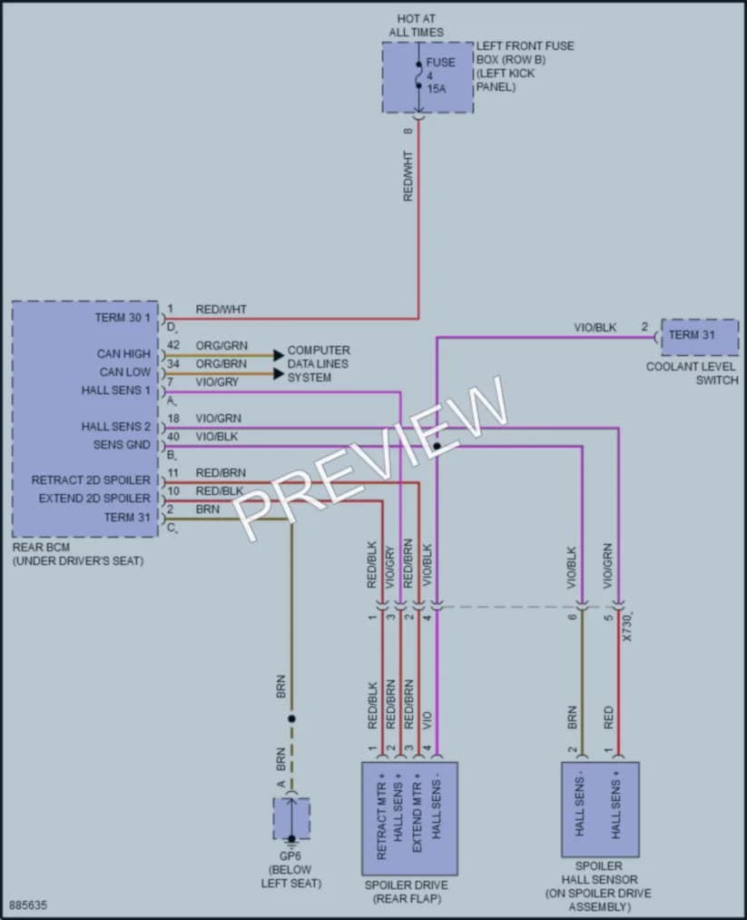 2024 Porsche 718Boxster Active Bodyworks Wiring Diagrams protected preview