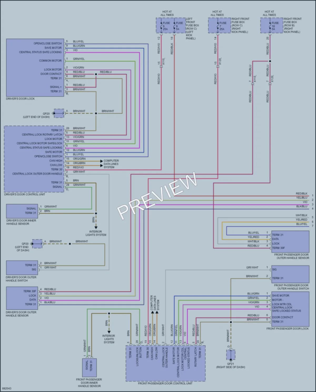 2024 Porsche 718Boxster Anti Theft Wiring Diagrams protected preview