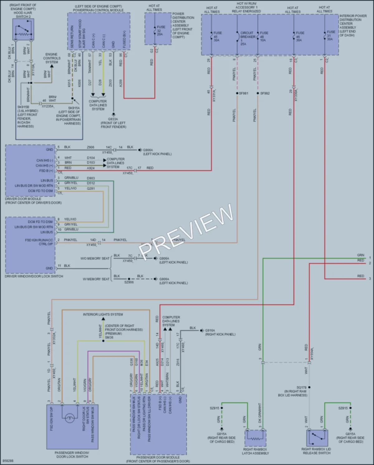 2024 Ram 1500 Anti Theft Wiring Diagrams protected preview