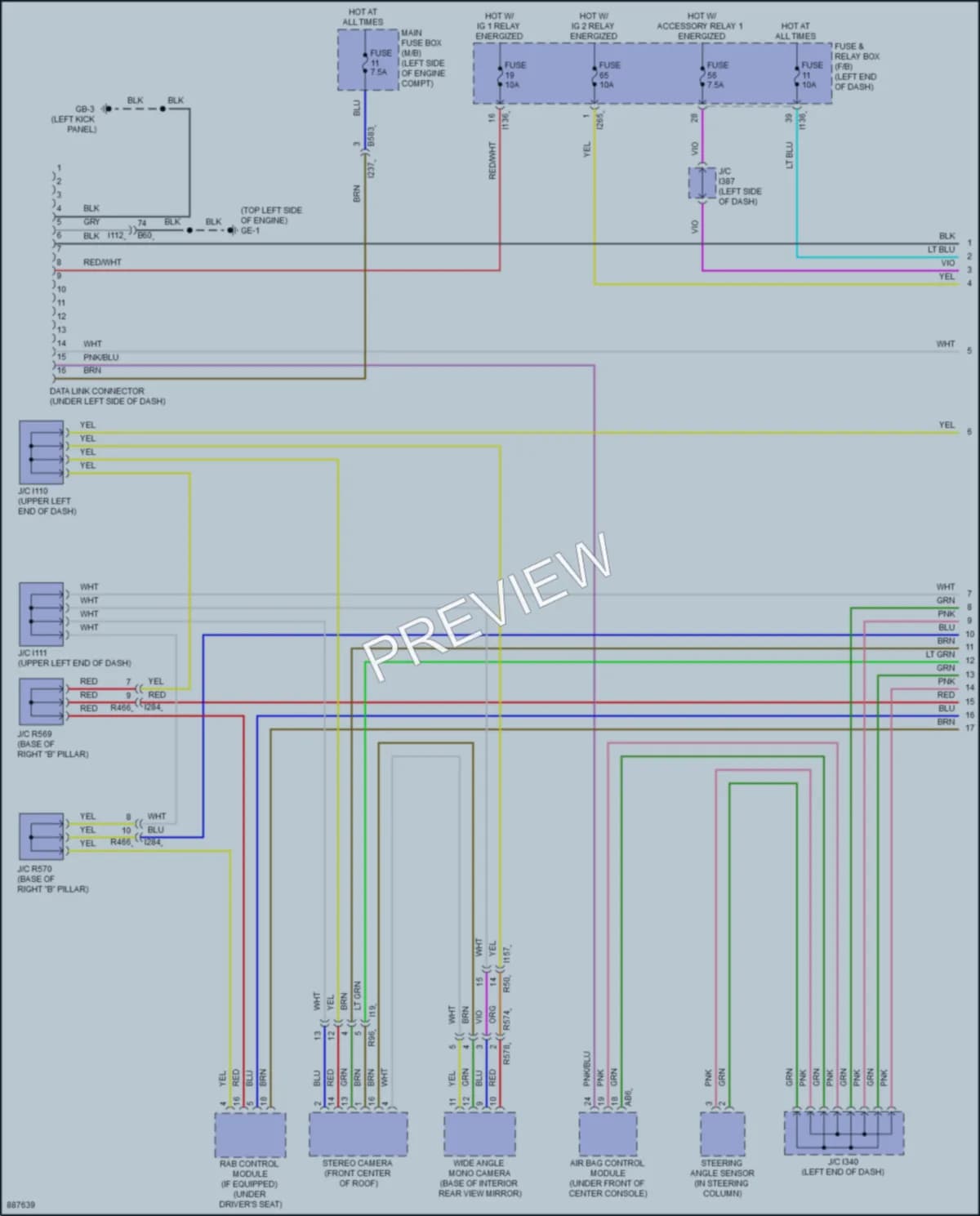 2024 Subaru Ascent Computer Data Lines Wiring Diagrams protected preview