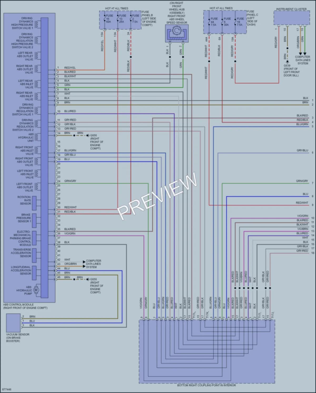 2024 Volkswagen Atlas Anti Lock Brakes Wiring Diagrams protected preview