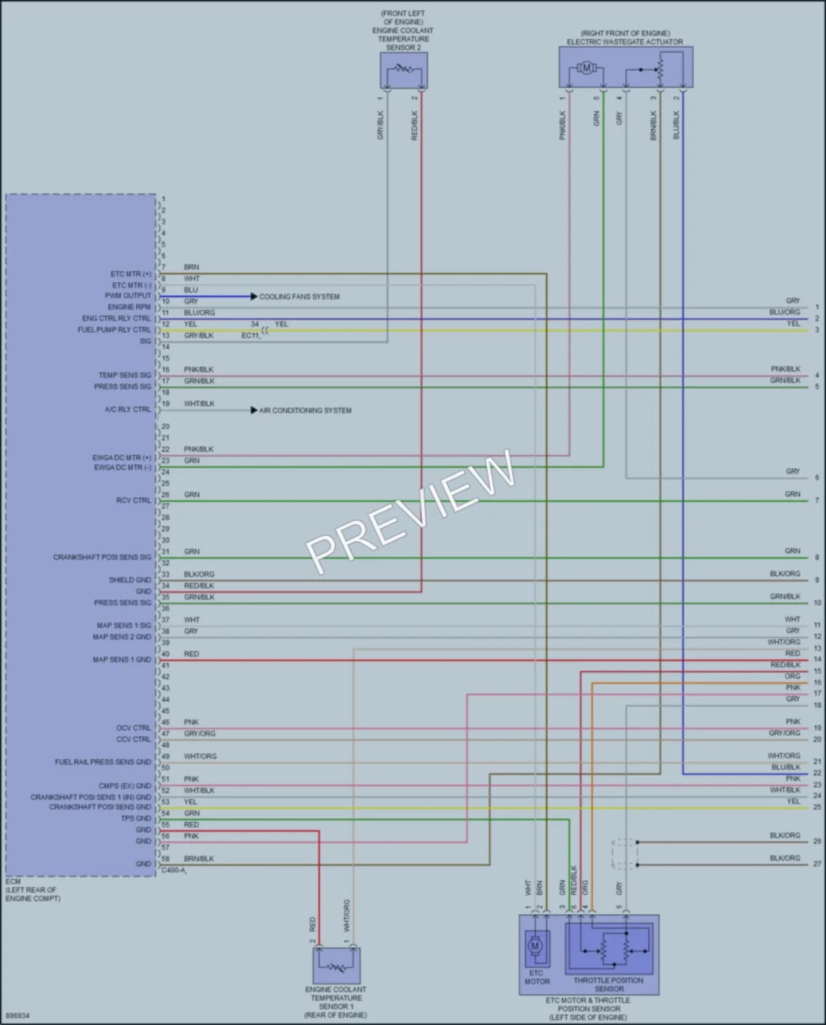 2025 Genesis G70 Engine Performance Wiring Diagrams protected preview