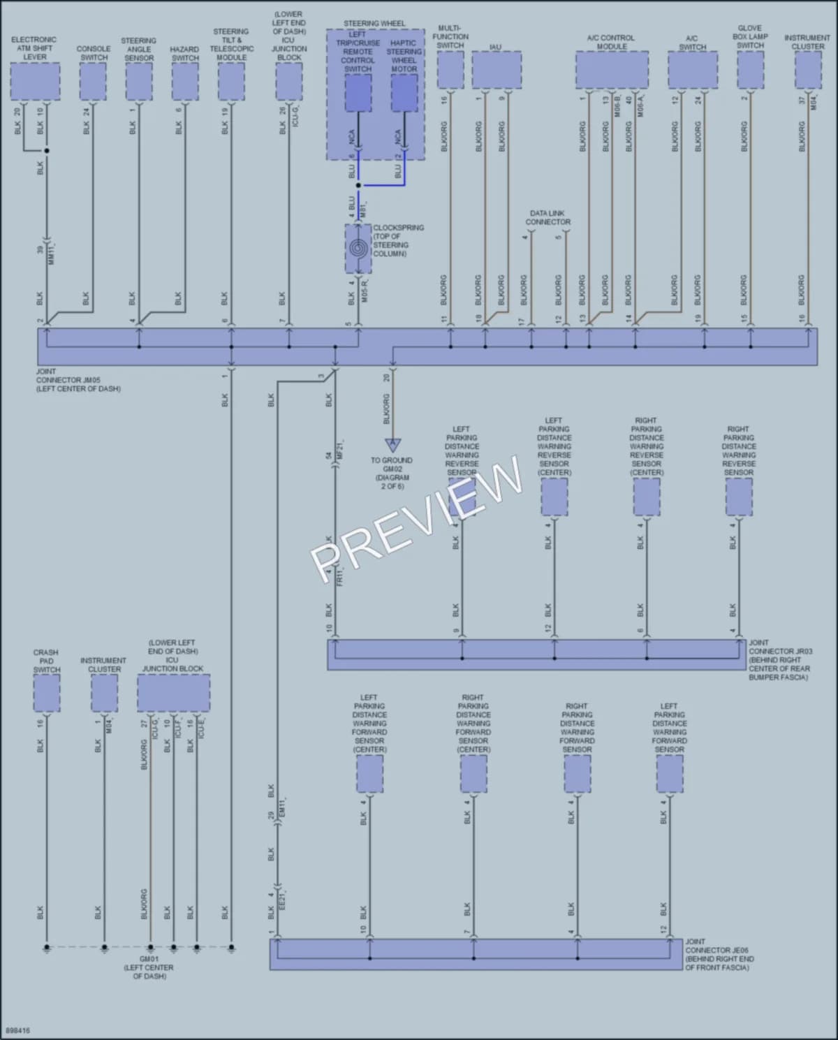 2025 Genesis G70 Ground Distribution Wiring Diagrams protected preview