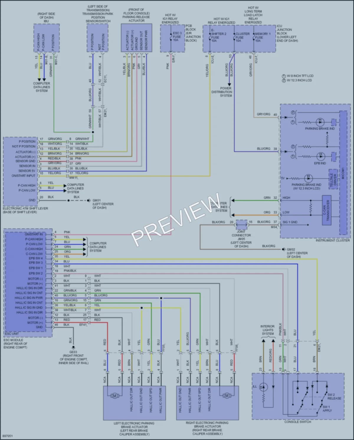 2025 Genesis G70 Shift Interlock Wiring Diagrams protected preview