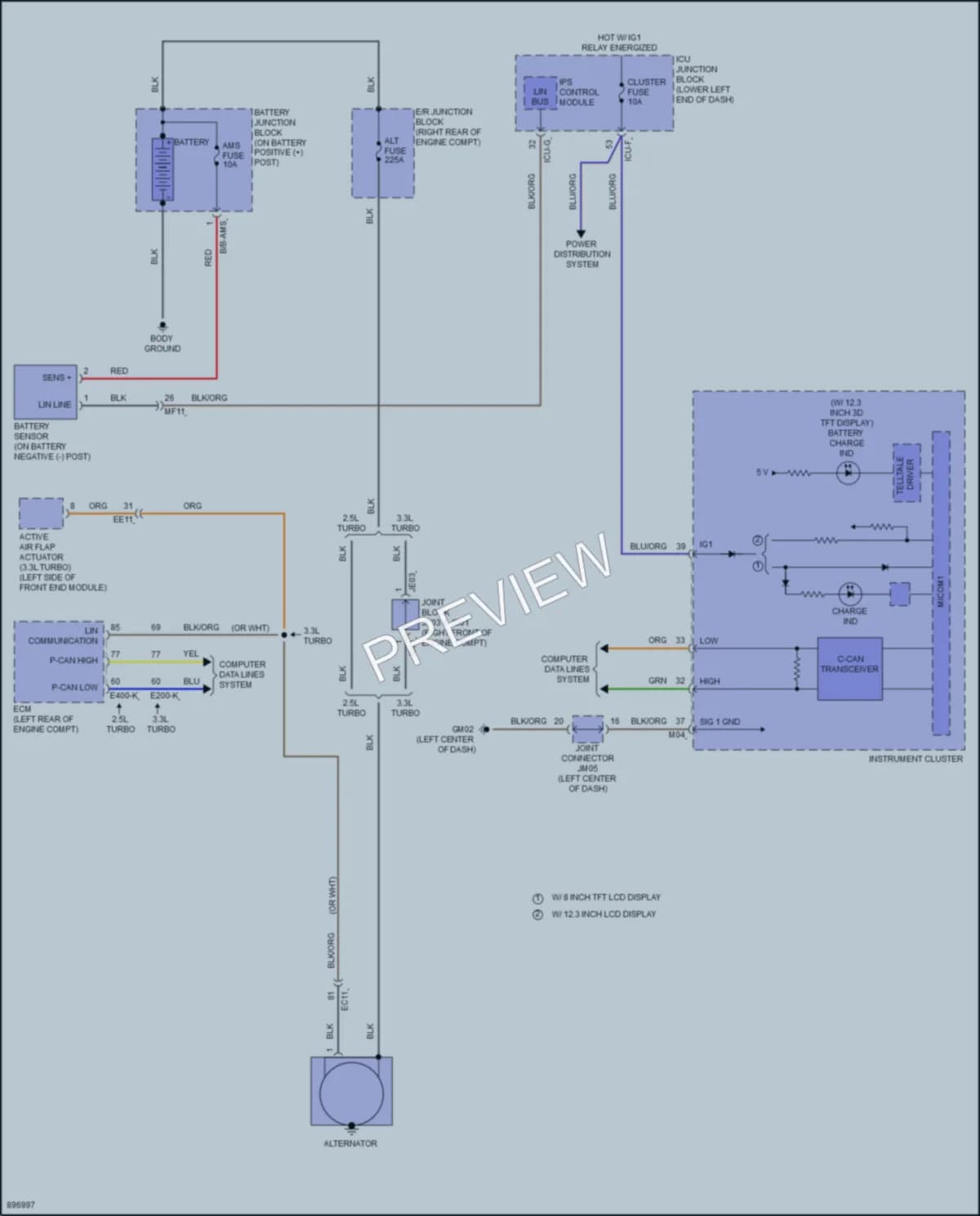 2025 Genesis G70 Starting Charging Wiring Diagrams protected preview