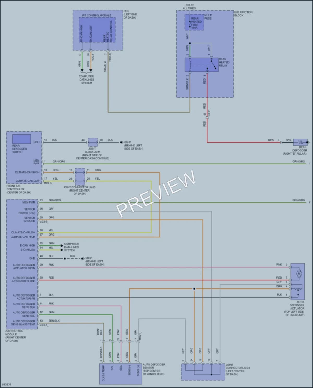 2025 Genesis G80 Defoggers Wiring Diagrams protected preview