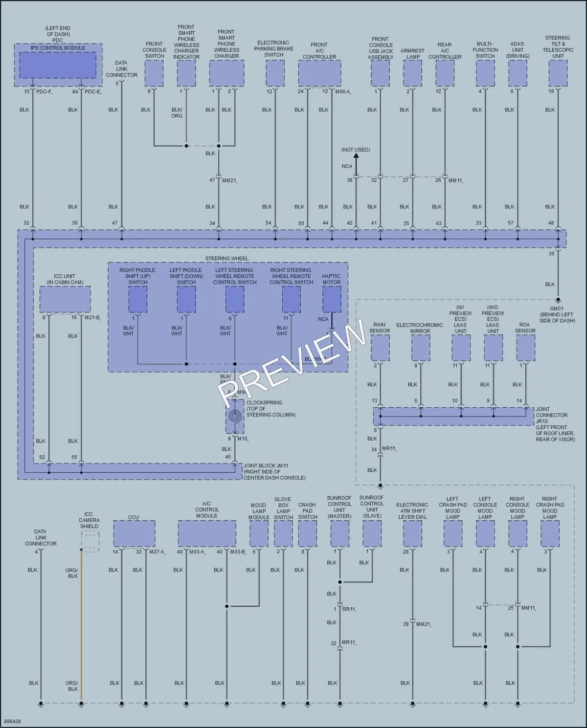 2025 Genesis G80 Ground Distribution Wiring Diagrams protected preview