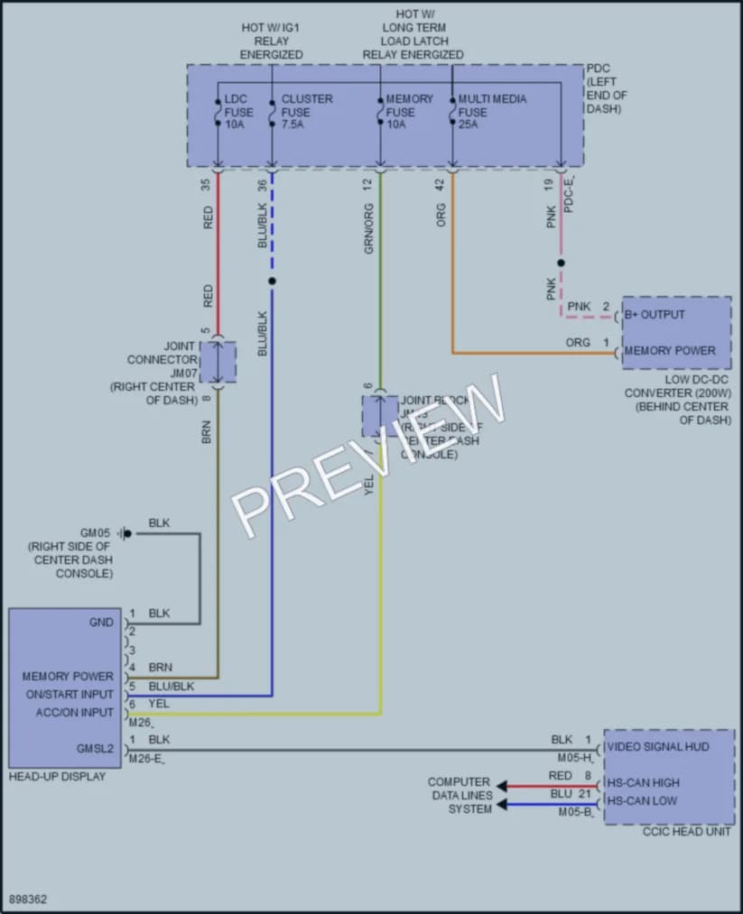 2025 Genesis G80 Instrument Cluster Wiring Diagrams protected preview
