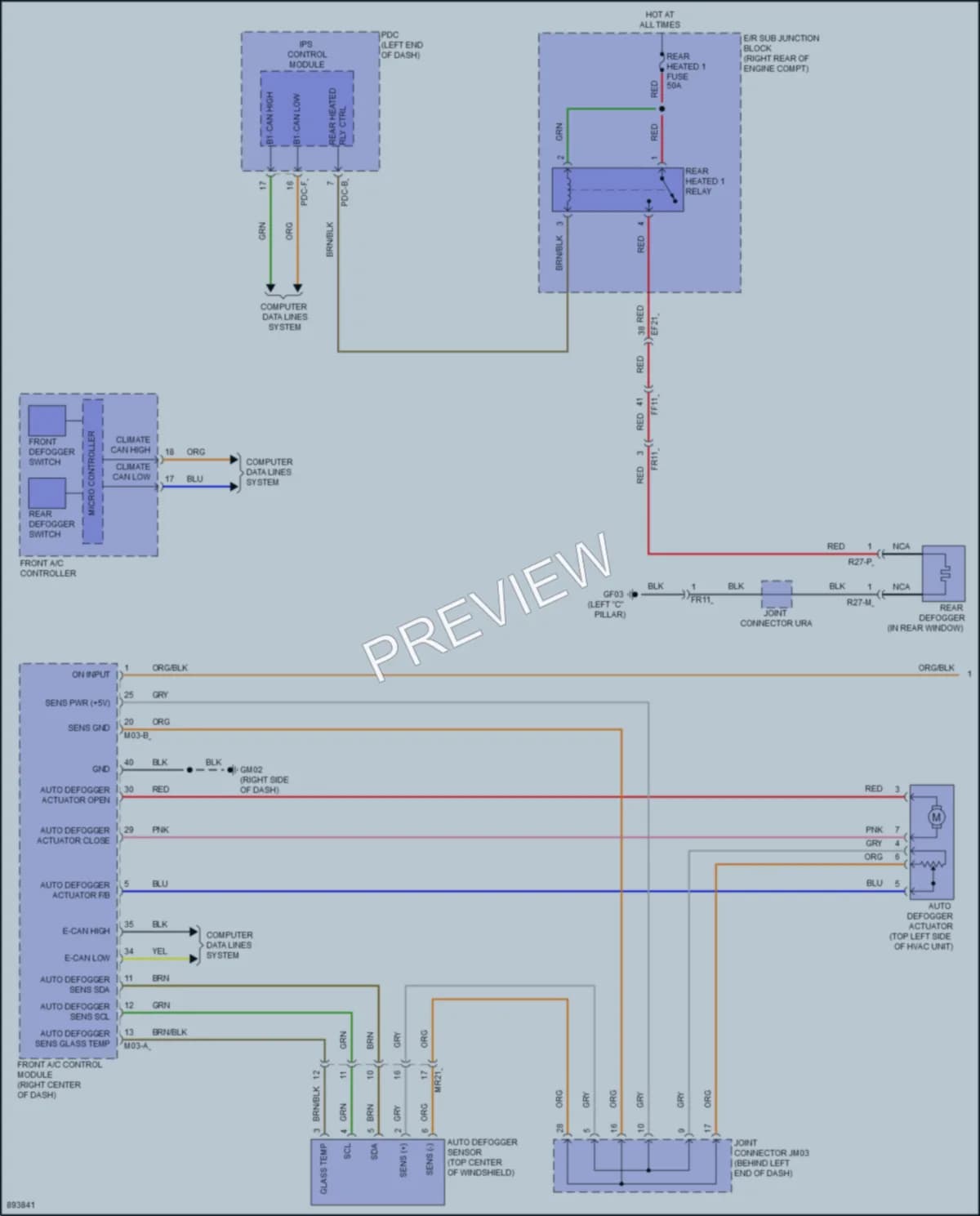 2025 Genesis GV80 Defoggers Wiring Diagrams protected preview