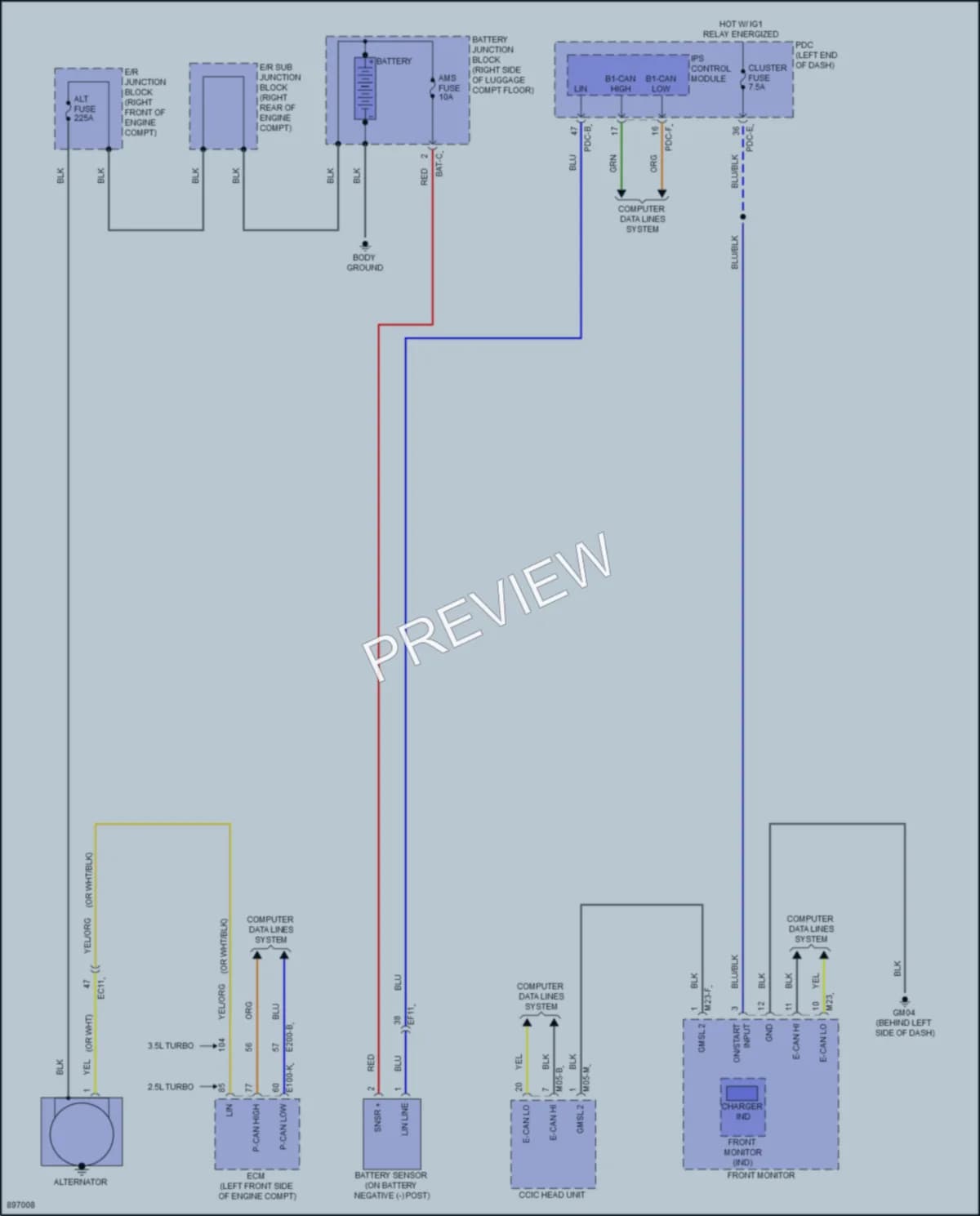 2025 Genesis GV80 Starting Charging Wiring Diagrams protected preview