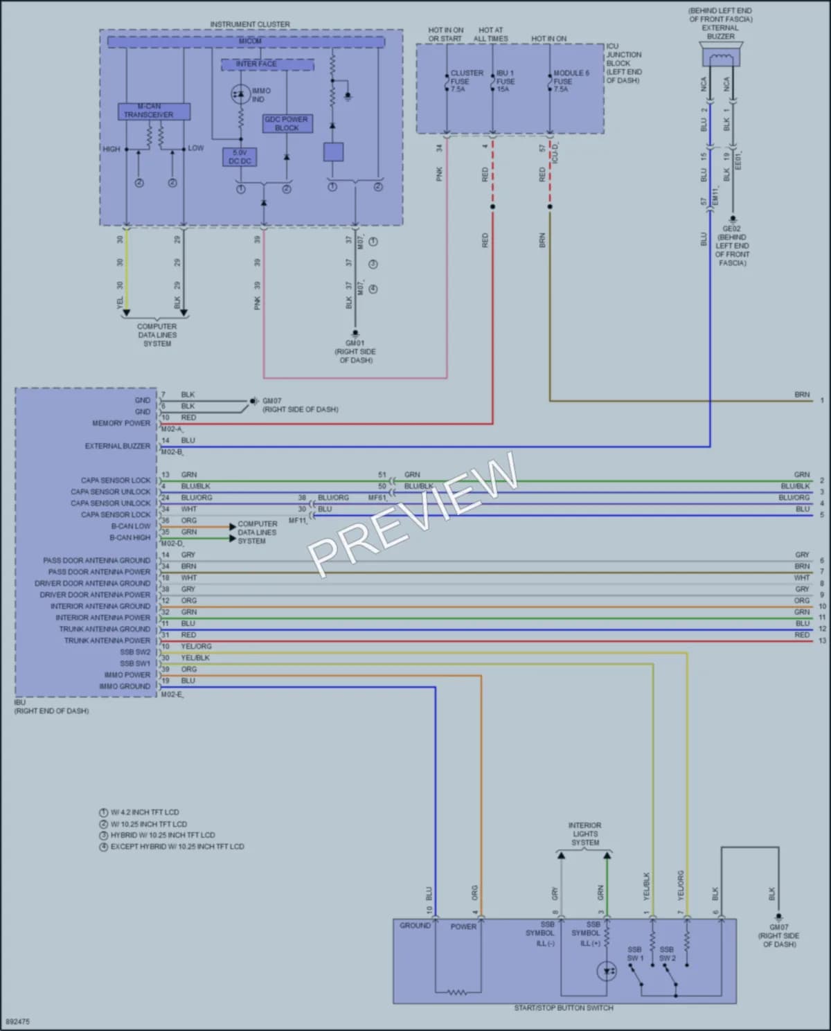 2025 Hyundai Elantra Anti Theft Wiring Diagrams protected preview