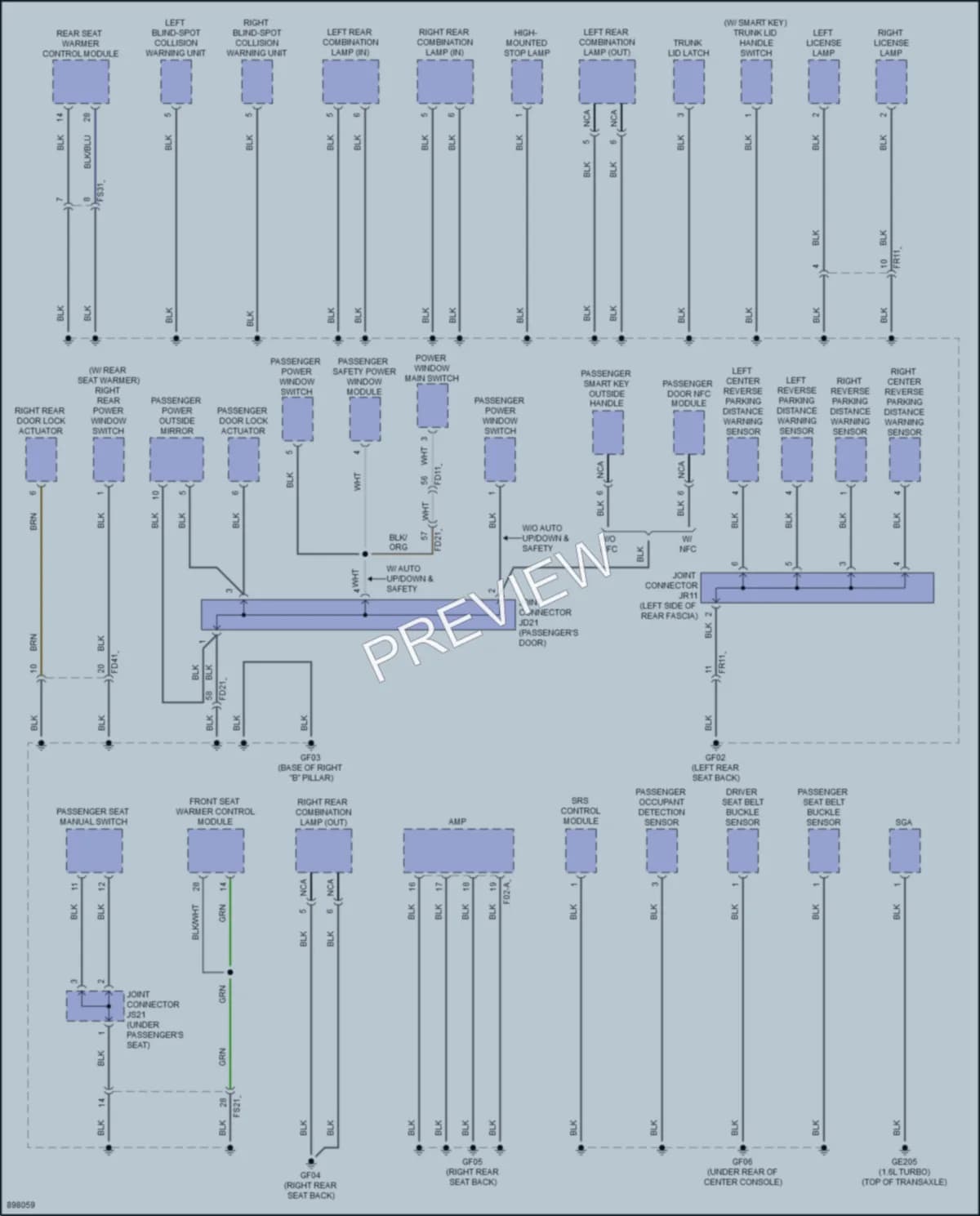 2025 Hyundai Elantra Ground Distribution Wiring Diagrams protected preview