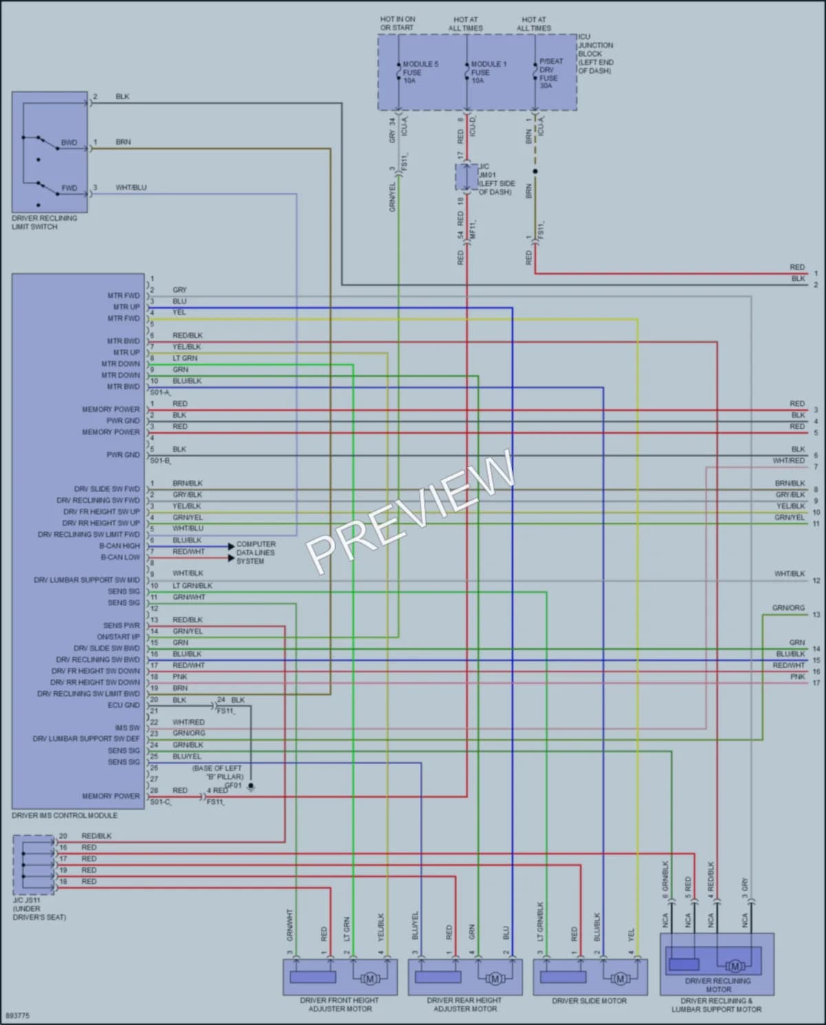 2025 Hyundai Elantra Memory Systems Wiring Diagrams protected preview