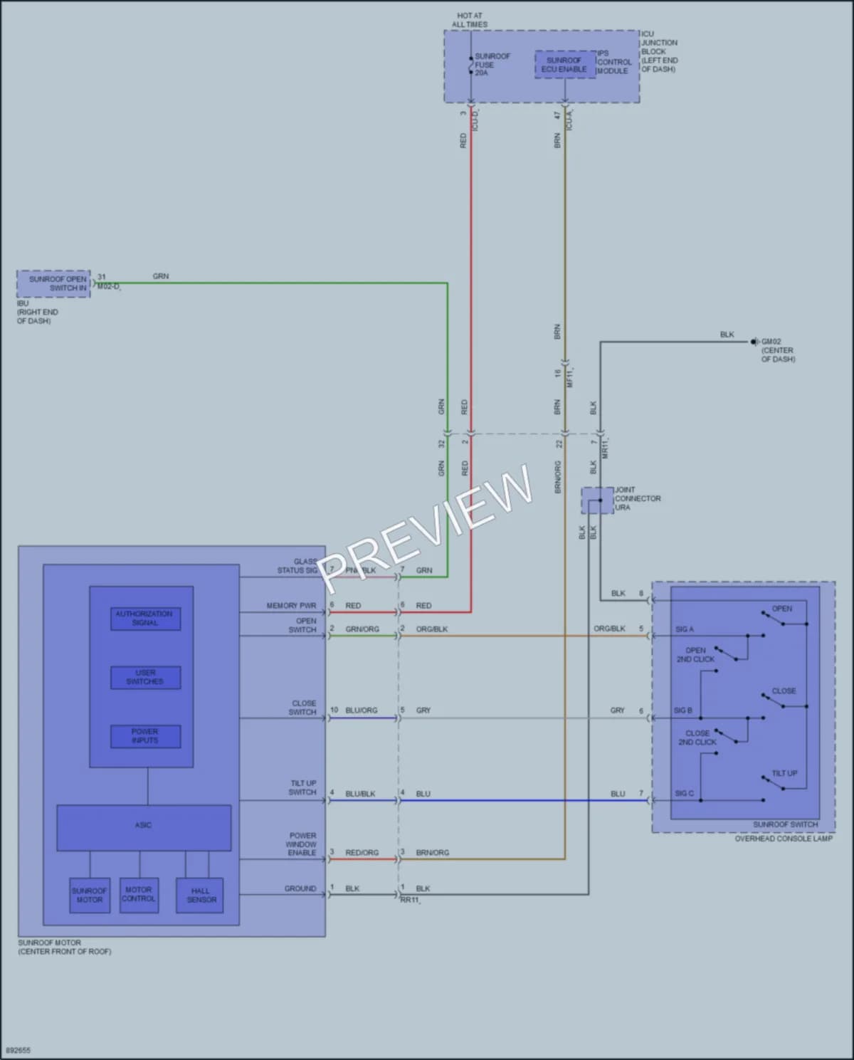 2025 Hyundai Elantra Power Top Sunroof Wiring Diagrams protected preview