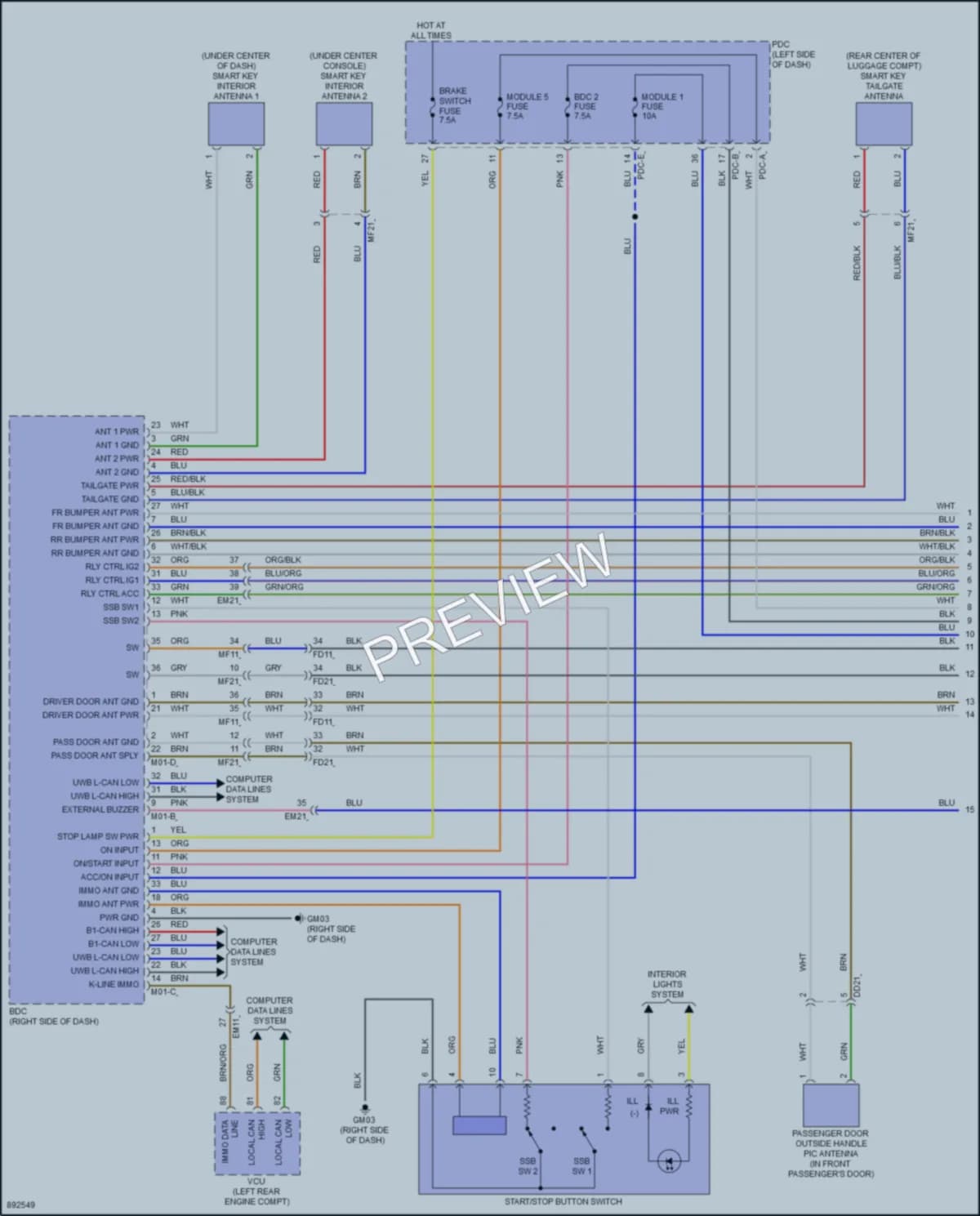 2025 Hyundai Ioniq5 Anti Theft Wiring Diagrams protected preview
