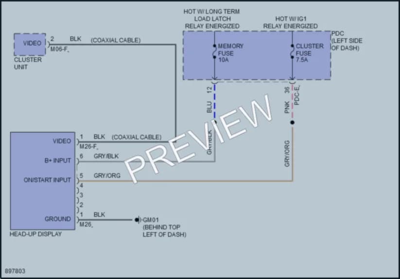 2025 Hyundai Ioniq5 Instrument Cluster Wiring Diagrams protected preview