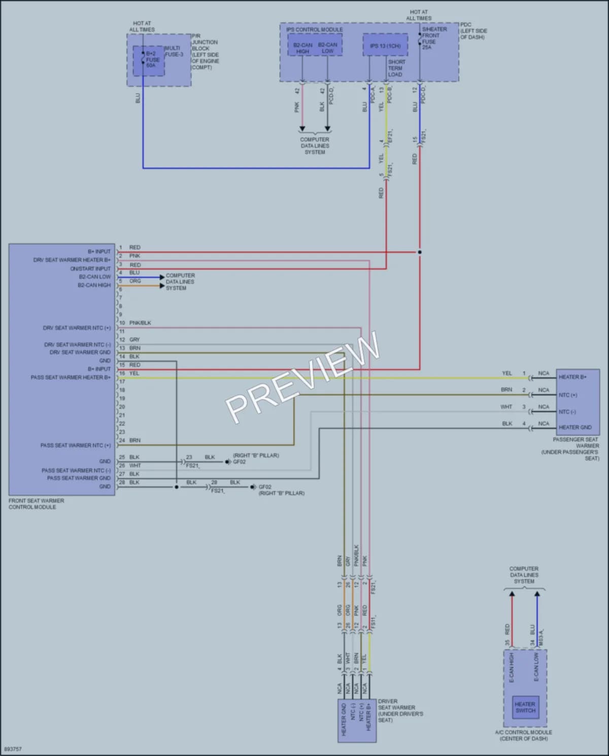 2025 Hyundai Ioniq5 Power Seats Wiring Diagrams protected preview