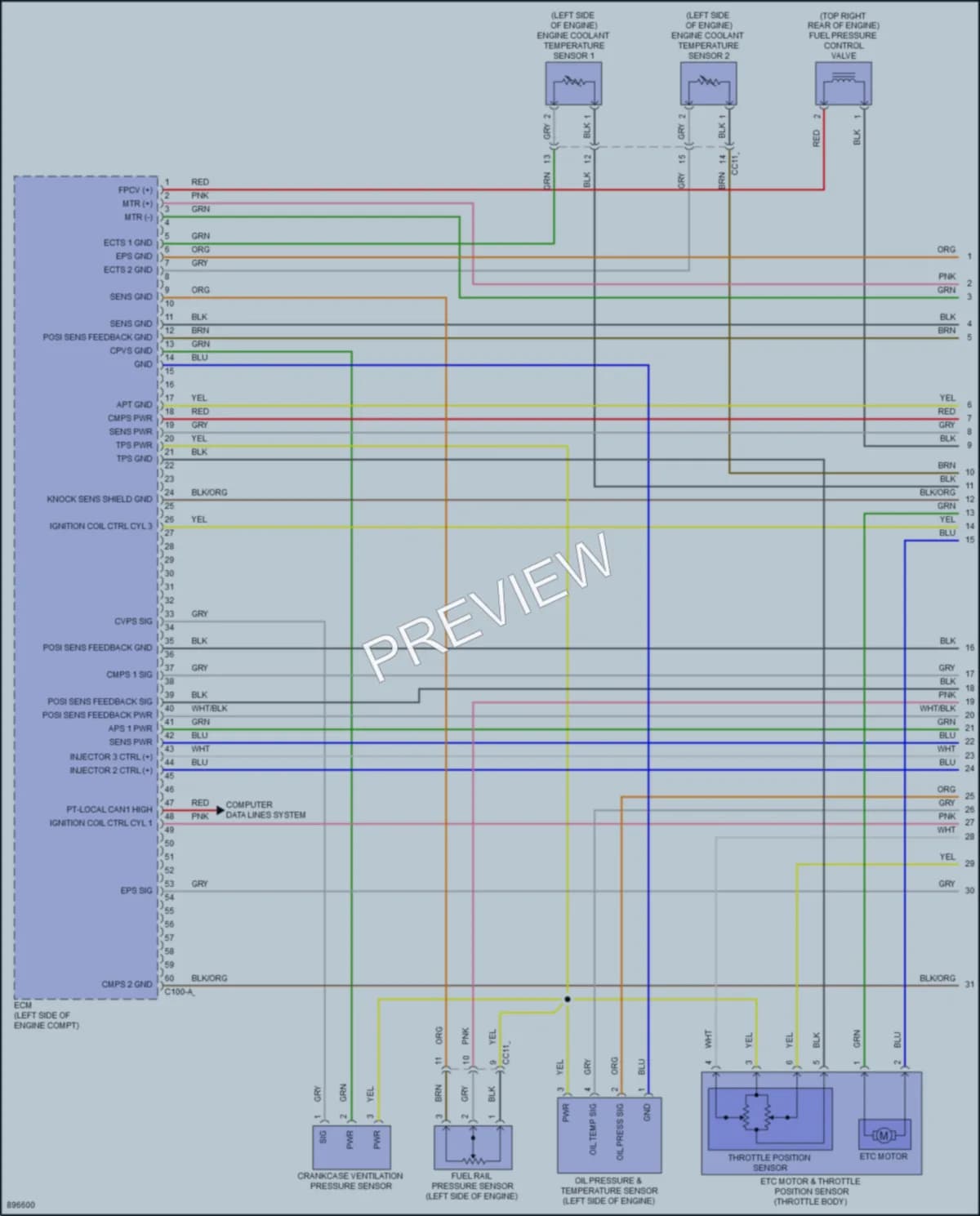 2025 Hyundai Kona Engine Performance Wiring Diagrams protected preview