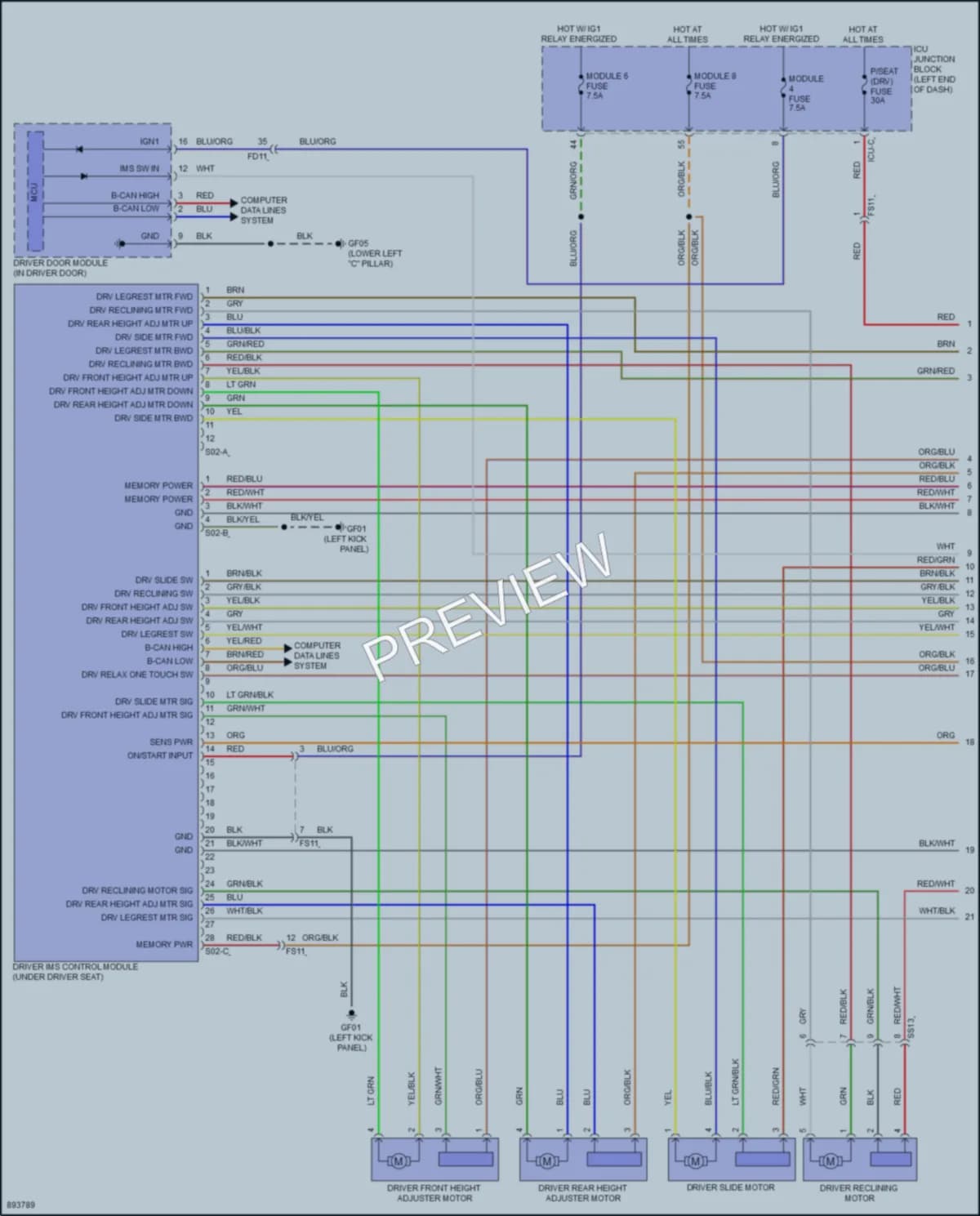 2025 Hyundai Palisade Memory Systems Wiring Diagrams protected preview
