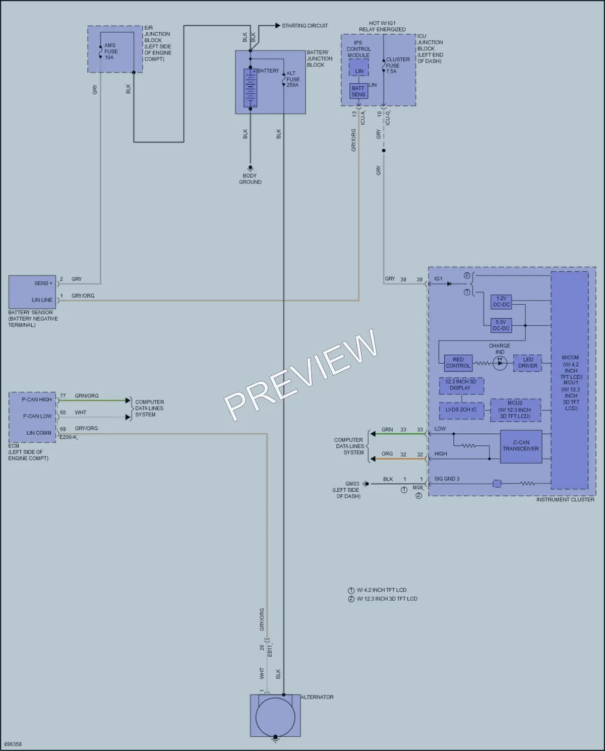 2025 Hyundai Palisade Starting Charging Wiring Diagrams protected preview