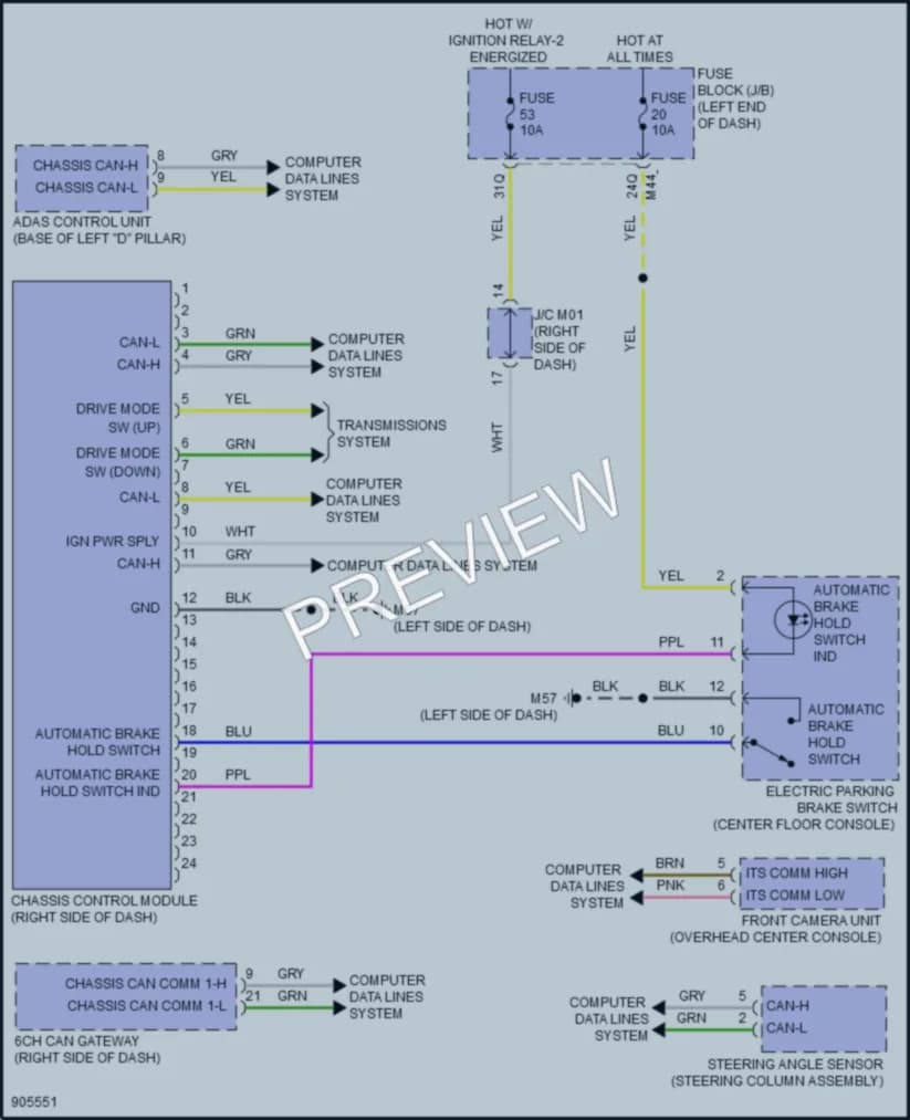 2025 Infiniti QX50 Electronic Suspension Wiring Diagrams protected preview