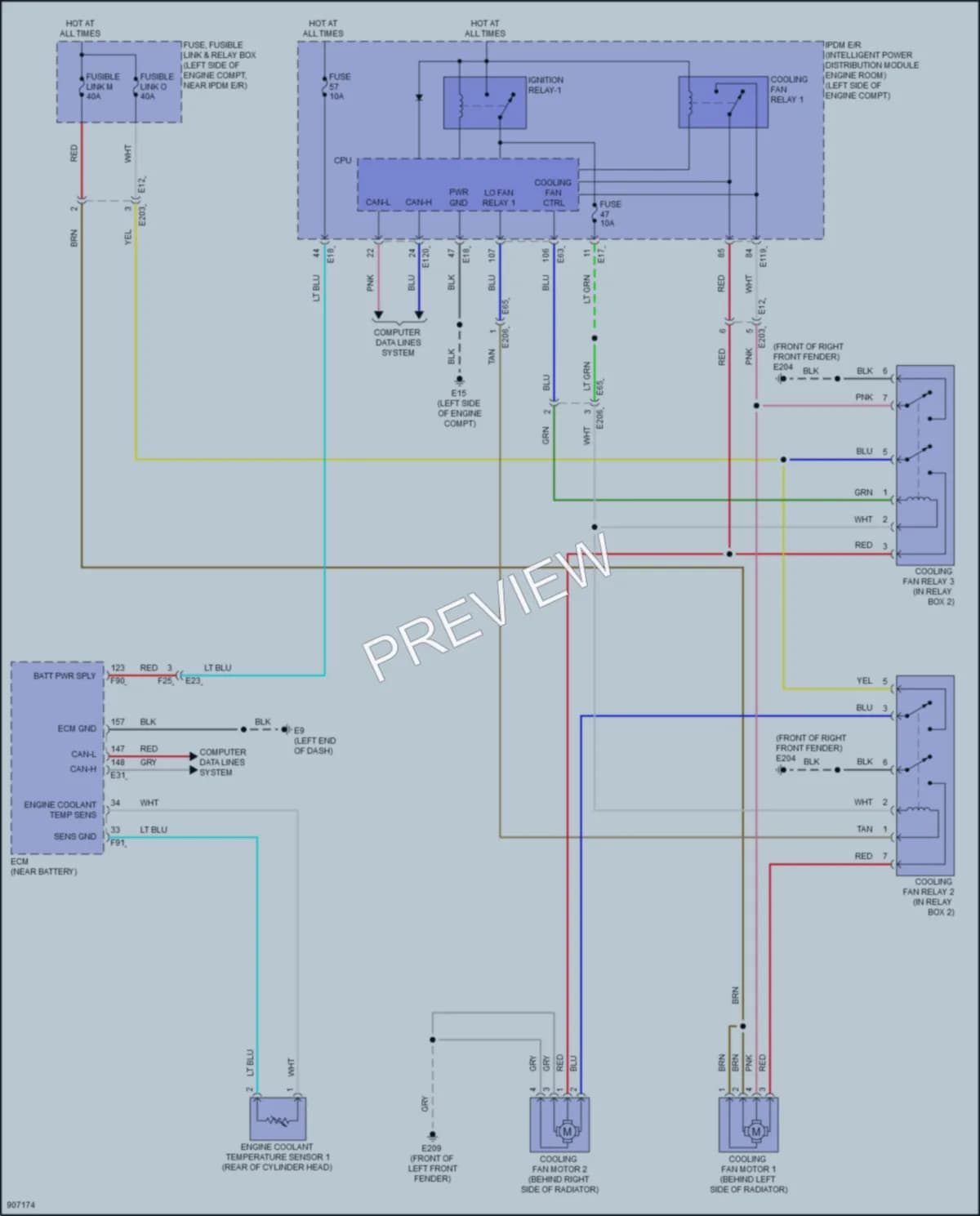 2025 Nissan Altima Cooling Fan Wiring Diagrams protected preview