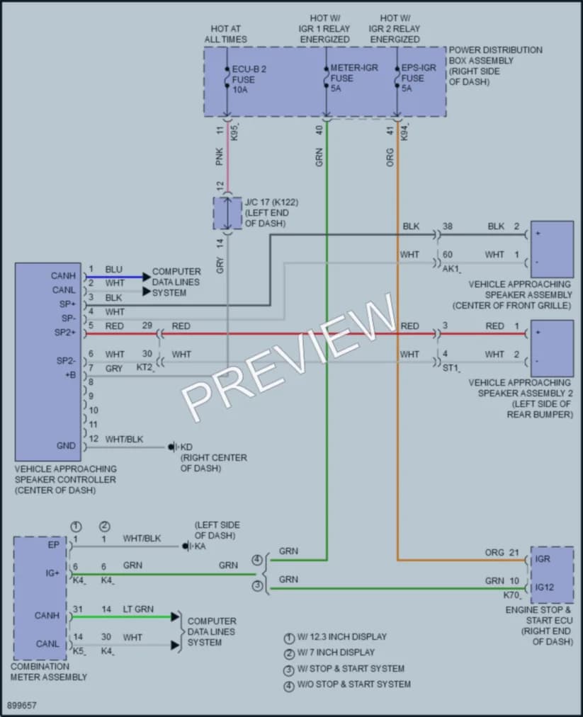2025 Toyota 4Runner Active Bodyworks Wiring Diagrams protected preview